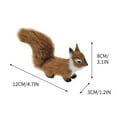 thumbnail image 6 of Bzdzmqm under $5 Squirrel Ornament, Imitation Animals Small Squirrels,Pendant OrnamentsToysHandicrafts,Holiday Supplies Home Decor,Cute Squirrel Figurine Collection,Christmas Tree Decorations, 6 of 6