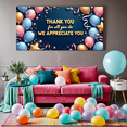 thumbnail image 4 of Balloon Design Thank You Banner Glitter Stars for Appreciation Events Indoor Party Celebration, 4 of 7