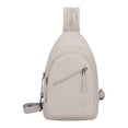 thumbnail image 2 of CAIXIA Crossbody Fanny Packs For Women Convertible Adjustable Strap Multi Pocket Chest Sling Crossbody Messenger Bag, Dual Use Shoulder Purse For Work Travel Daily Leisure, 2 of 3