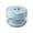 Blue, variant on Lynono Co.,Ltd Portable Denture Case With Layer Drying Secure Storage Box For Adults Travel