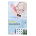 thumbnail image 2 of Personal Fans Small Desk Fan Portable, 3 Speeds for Outdoor White, 2 of 5