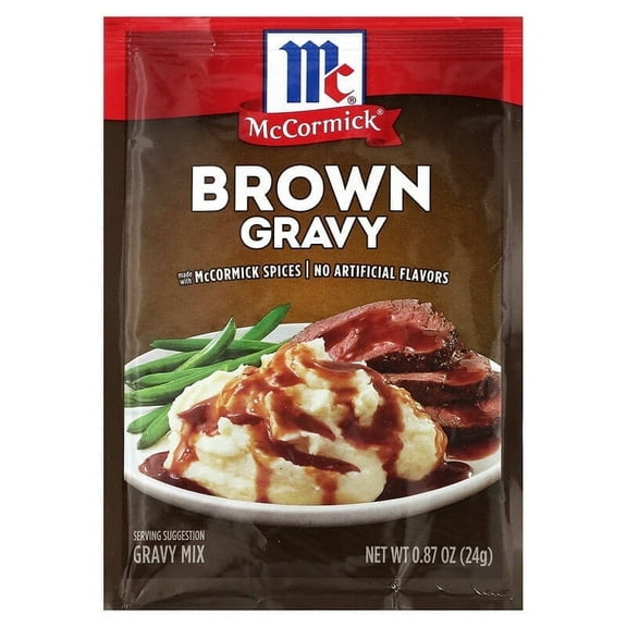 McCormick, Brown Gravy, 0.87 oz Pack of 3
