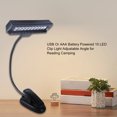 thumbnail image 4 of Multiple Use 10LED Clip On Books Light for Books and Outdoors Reading Light, For Reading, Camping, And Night Fishing, 4 of 7