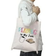 thumbnail image 6 of Reading is My Jam Canvas Tote Bag Reading Lover Gift School Bag Readers Book Lovers Tote Bag Bookworm Bookish Gifts, 6 of 6