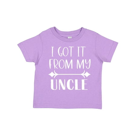 

Inktastic I Got It from My Uncle Boys or Girls Toddler T-Shirt