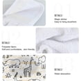 thumbnail image 5 of SKYSONIC Hanging Kitchen Towel 12 x 17 Inch Wild Animals Towel Set 2 Pieces of Dry Towels for Kitchen, Bathroom, Laundry Room Table, 5 of 7