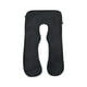 thumbnail image 1 of Fundas de almohada de terciopelo Deeceymbur con forma de U, protectores para almohadas de maternidad, color negro, 1 of 4