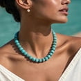 thumbnail image 3 of Leaf Resin Chunky Beaded Necklace for Women, Simple Modern Style Necklace Jewelry Accessory, 3 of 4