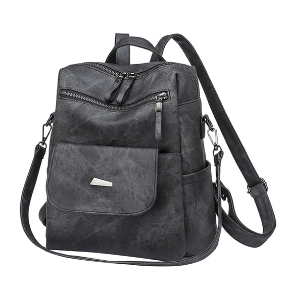 JAHH Backpack Purse for Women Leather Lightweight Leisure Fashion Simple Designer Travel Backpacks Convertible Shoulder Bag