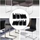 thumbnail image 5 of 32pcs Chair Foot Glider Tube End Cap Buffer Cap Stopper Furniture Floor Protector U Shape Plastic Chair Caps (10mm,Black), 5 of 5