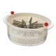 thumbnail image 3 of Cesta de Drenaje Multifuncional para Cocina con Diseño de Cepillo Rotatorio Colador para y Fresas Recipiente para Lavar Verduras y Escurridor de, 3 of 7