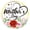 Round, variant on 48PCS Fathers Day Stickers Label - 1.5" Happy Father's Day Envelope Seals Gift Tags Labels for Cards Gift Boxes DIY Crafts Party Decorations