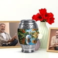 thumbnail image 6 of JAGASY Golf Ball Small Cremation Urn for Ashes Adult Male, Green Keepsake Urns for Ashes, White Golf Ball Decorative Urns for Parents, Trees Mini Urn for Mam & Dad, (3 Inch), 6 of 7