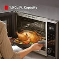 thumbnail image 4 of Toshiba 1.0 Cu. ft 8-in-1 Air Fryer Microwave Oven Combo, 1000 Watts, Black Stainless Steel, ML2-EC10SA(BS), 4 of 6