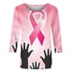 thumbnail image 4 of Fiudx Ofertas Flash Del Día Solo En Línea Camiseta Estampada a La Moda para Mujer, Blusa de Mangas 3/4, Tops Informales con Cuello Redondo, 4 of 5