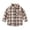 1-121Coffee435, variant on CAIVO Toddler Boys Long Sleeve Fashion Plaid Shirt Tops Coats Outwear For Boys Shacket Cozy Jackets
