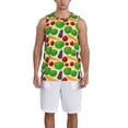 thumbnail image 6 of Rocae Vegetable for Men's Basketball Jersey Lightweight and Breathable Athletic Tank Top,Quick-Drying Sports Jersey 3X-Large, 6 of 9