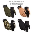 thumbnail image 3 of Minnieouse Guantes de invierno para hombres y mujeres, cómodos y cálidos, guantes de pesca de invierno, guantes de escalada guantes y mitones verde militar M, 3 of 6
