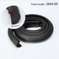 thumbnail image 2 of Unique Bargains 6.6ft Table Edge Foam Edge Cushion Guard Strip Soft Bumper Protector Black, 2 of 8