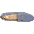 thumbnail image 5 of Sam Edelman Loraine Dusty Violet Almond Toe Slip On Stacked Heel Fashion Loafers (Dusty Violet, 10.5), 5 of 6