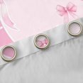 thumbnail image 4 of Erosebridal Kawaii Bowtie Letter C Monogrammed Curtains Pack of 2 (42x84 Each),Pink Flowers Sakura Bow Curtains Blackout,Luxury Bedroom Decor, 4 of 6