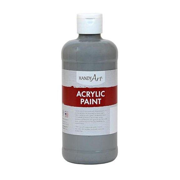 Handy Art 101-105 16 oz Student Acrylic Paint, Gray