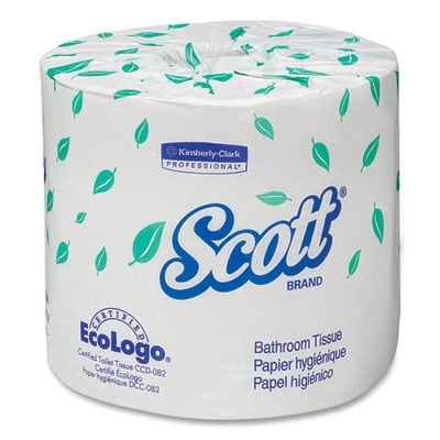 Scott 2-Ply Standard Toilet Paper White 550 Sheets/Roll 40 Rolls/Carton 48040