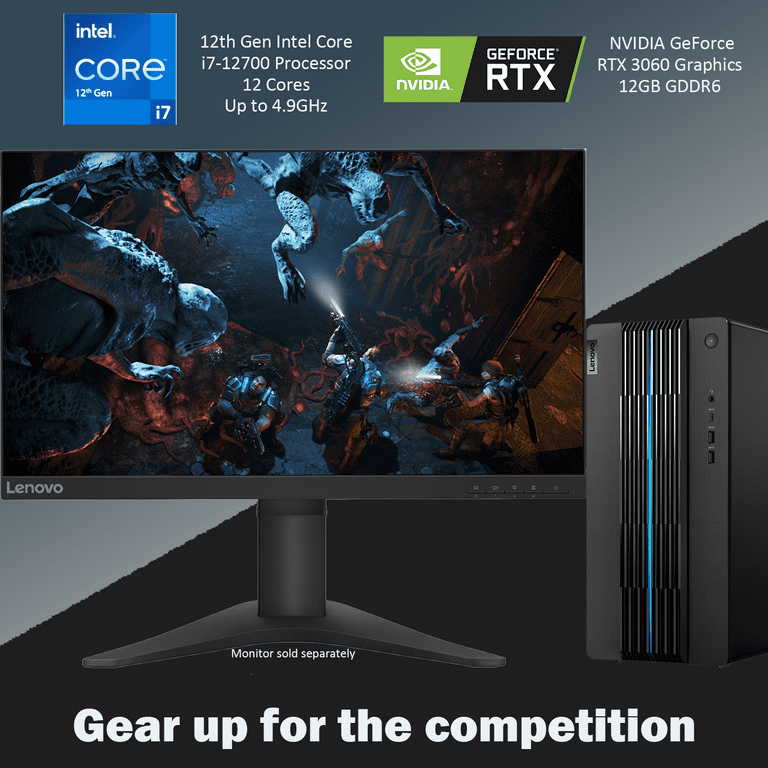 Lenovo IdeaCentre 5i Gaming Desktop PC, 12th Gen Intel Core i7