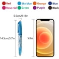 thumbnail image 2 of Erasable Gel Pens, Gel Ink Rollerball Pens for Make Mistakes Disappear, 0.5mm Liquid Ink Gel Pens Quick-Drying Rolling, 2 of 5