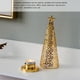 thumbnail image 2 of Candelabro de Mesa shaofei de Aluminio Dorado para Decoración Navideña, 2 of 5