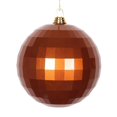 thumbnail image 1 of Vickerman M133828 Copper Candy Mirror Ball Ornament, 8 in., 1 of 1