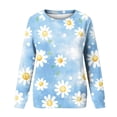 thumbnail image 5 of Long Sleeve Blouse for Womens Crewneck Cute Printed Tees Shirt Casual Plus Size Pullover Tops 2026 Spring Outfits, 5 of 5