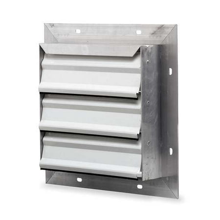 

1Pack Dayton 4C556 12 in Backdraft Damper / Wall Shutter 12-1/2 in x 12-1/2 in