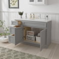 thumbnail image 3 of 48 in. W x 21 in. D x 32.5 in. H Bath Vanity Cabinet without Top in Gray, 3 of 5