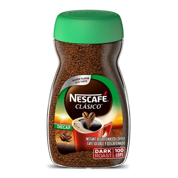 2X - Nescafe Clasico Decaf Dark Roast Coffee - 7oz