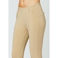 thumbnail image 4 of Conceited Women's Energize Stretch Ultra Soft Ponte Dress Pants with Pockets and Belt Loops, 4 of 6