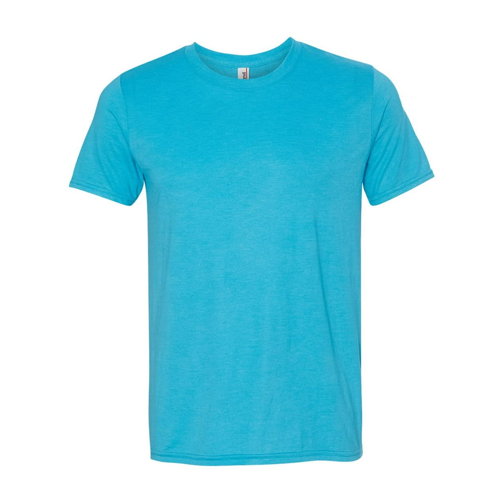 Anvil - 6750 Triblend T-Shirt - Heather Caribbean Blue - Medium ...