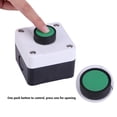 thumbnail image 3 of Herwey Weatherproof Green Push Button Switch One Button Control Box for Gate Opener,Push Button Switch, Switch Box, 3 of 5