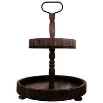 Yongwei Cupcake Holder Wooden Tiered Cake Stand Cupcake Tower Stand Farmhouse Cupcake Stand Dessert Cupcake Holder