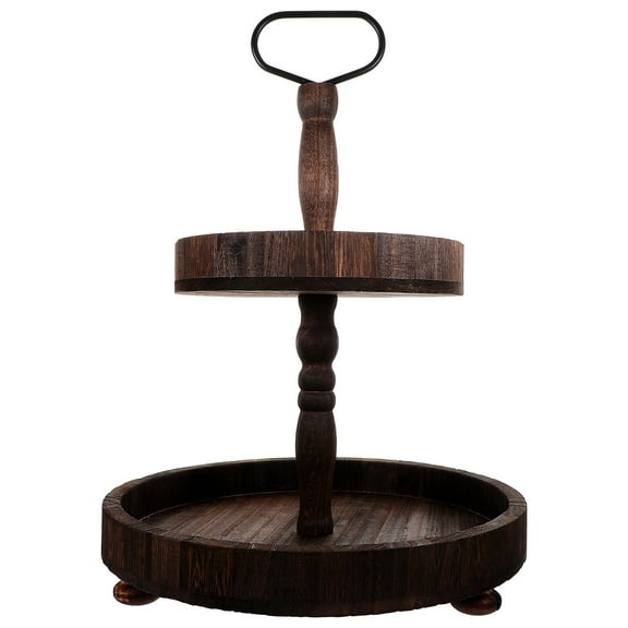 Yongwei Cupcake Holder Wooden Tiered Cake Stand Cupcake Tower Stand Farmhouse Cupcake Stand Dessert Cupcake Holder