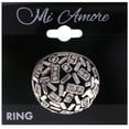 thumbnail image 2 of Mi Amore Crystal Sized-Ring Silver-Tone Size 8.00, 2 of 2