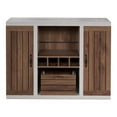 thumbnail image 5 of Furniture of America Vando Industrial Wood Multi-Storage Buffet in Walnut, 5 of 5