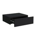 thumbnail image 3 of Nightstand : Floating Wall Mount Nightstand for Bedroom, Black, 3 of 7