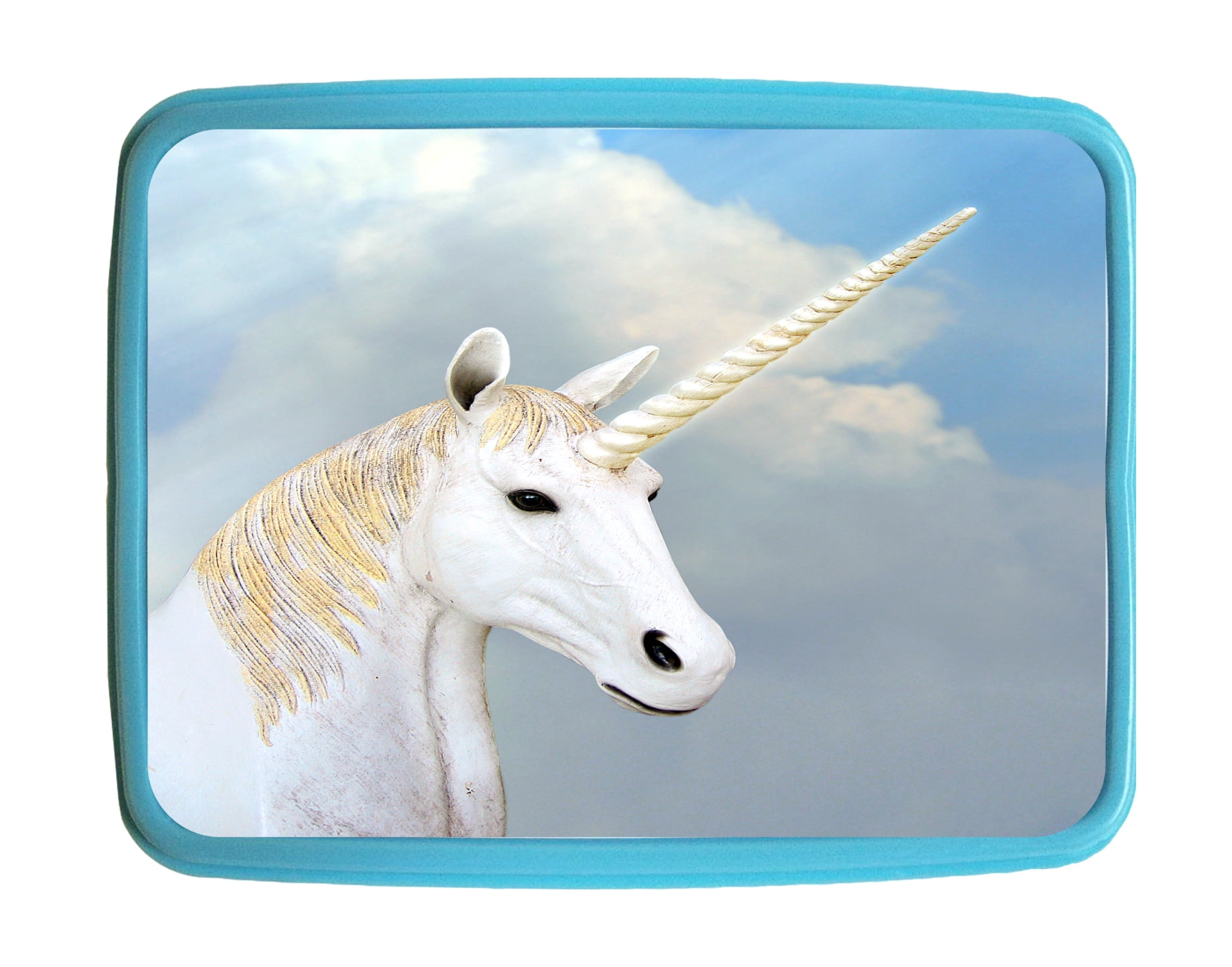 Lunchbox Unicorn Sky Kids Bento Lunch Box with 3 Compartment Food