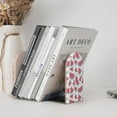 thumbnail image 4 of Pofeuu Watermelon Print Large Bookend Hold Heavy Books- Wood Bookends for Heavy Books Heavy Duty Book Ends Wood Bookends for Office Desk Non-Skid, 4 of 7