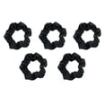thumbnail image 3 of Torubia Satin Scrunchies, Softer than Silk, Hair Scrunchies for Frizz Prevention, Satin Hair Ties for Breakage Prevention and Gentle Style Preservation, Sleep and Night Scrunchie, 5 Pack, Black, 3 of 8