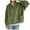 Khaki, variant on Women Full Zip up Chunky Hooded Cardigans Sweaters Plus Size Trendy Long Sleeve Cable Knit Hoodies Fall Drawstrings Knitted Outwear Tops with Pocket Black XXXL