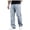Light Blue, variant on Men's Hip Hop Baggy Jeans Wide Leg Skater Denim Pants Casual Loose Fit Long Trousers Streetwear Size S-2XL Light Blue