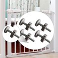 thumbnail image 6 of Kokiya 4 Pieces Baby Gate Threaded Spindle Rods Bolt Parts for Stair Railing Indoor Gray, 6 of 9