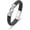 Silver 20cm, variant on Viking Urn Bracelet for Ashes for Men - Leather Ashes Bracelets with Magnetic Clasp - Cuff Cremation Bangle for Human Ashes 20/22/24CM Urn Bangle
